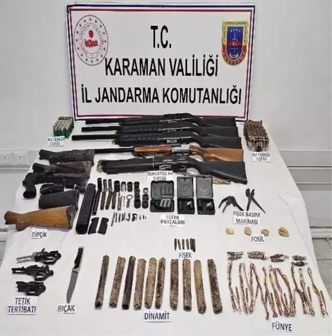Karaman'da Jandarma Uygulamalarında 30 Kişi Yakalandı