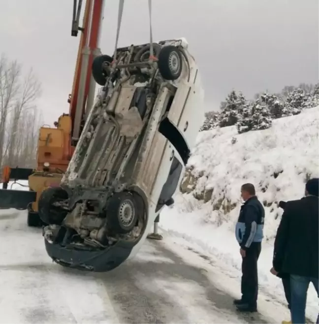 Hisarcık'ta Trafik Kazası: 1 Yaralı