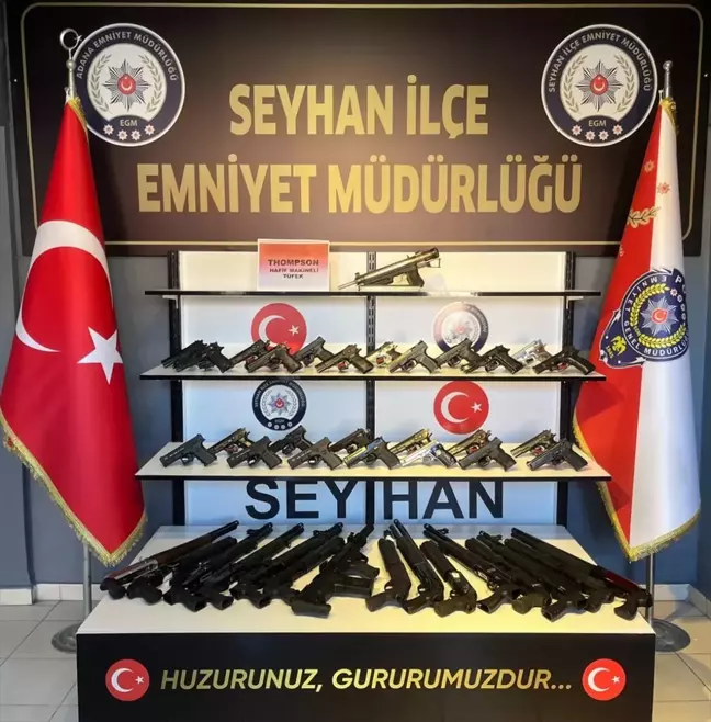 Adana'da Asayiş Uygulaması: 67 Ruhsatsız Silah ve 49 Tutuklama