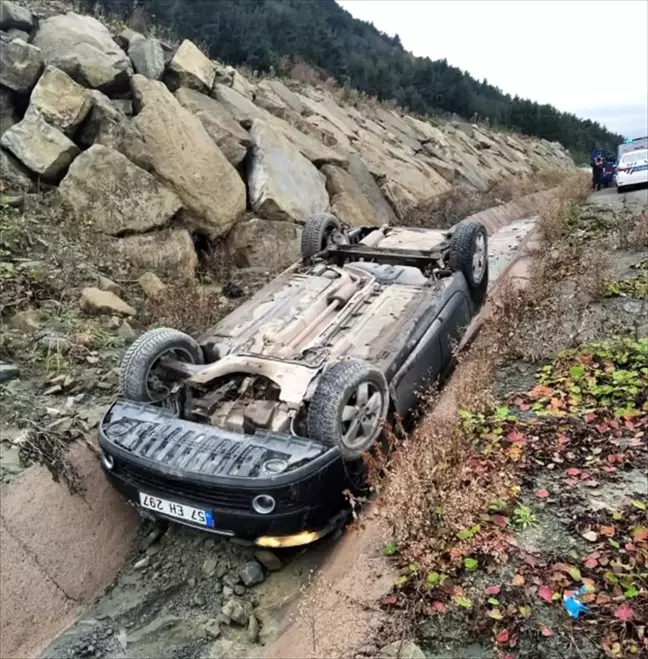 Sinop'ta trafik kazası: 1 yaralı
