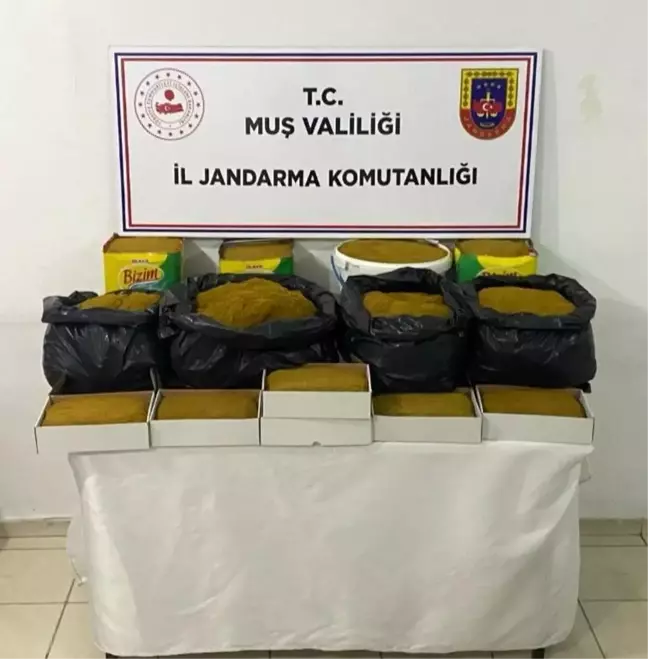 Muş'ta Kaçakçılıkla Mücadele: 55 Kilogram Bandrolsüz Tütün Ele Geçirildi