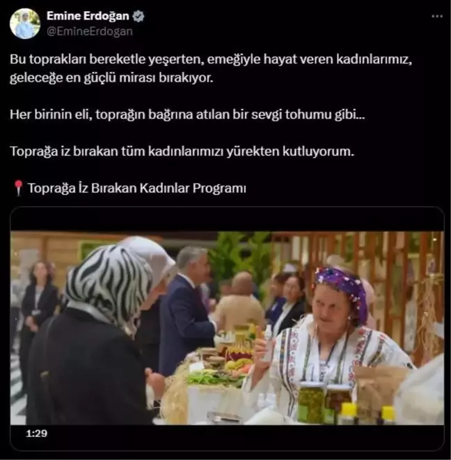 Emine Erdoğan'dan 