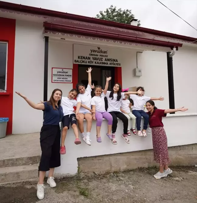 Piraziz'de mevsimlik tarım işçilerinin çocuklarına yönelik sosyal ve kültürel faaliyetler başladı