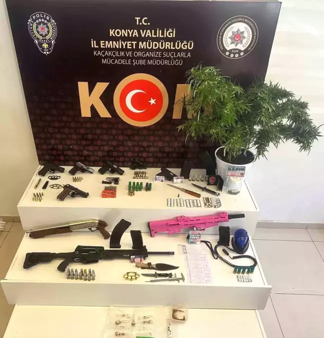 Konya'da Suç Örgütüne Operasyon: 17 Gözaltı