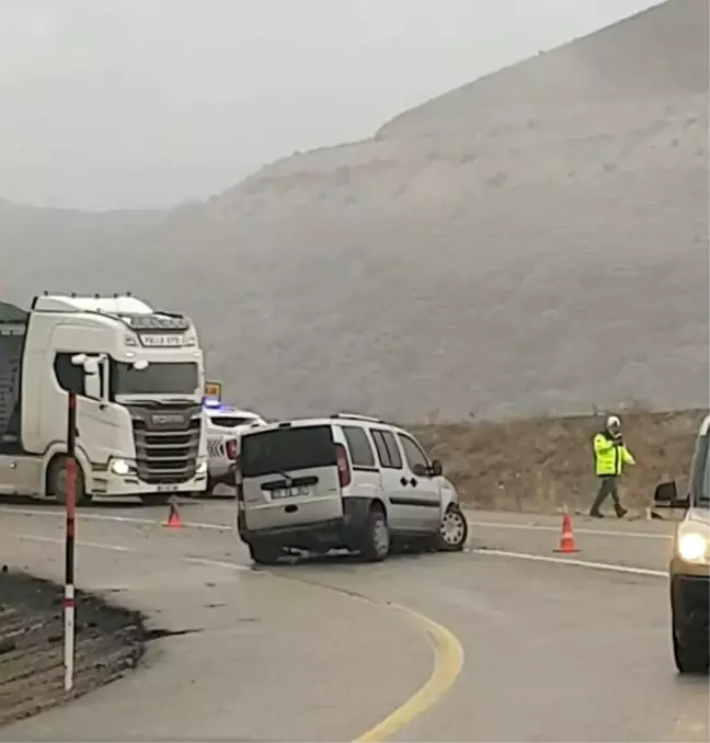 Aşkale'de Trafik Kazası: 1 Yaralı