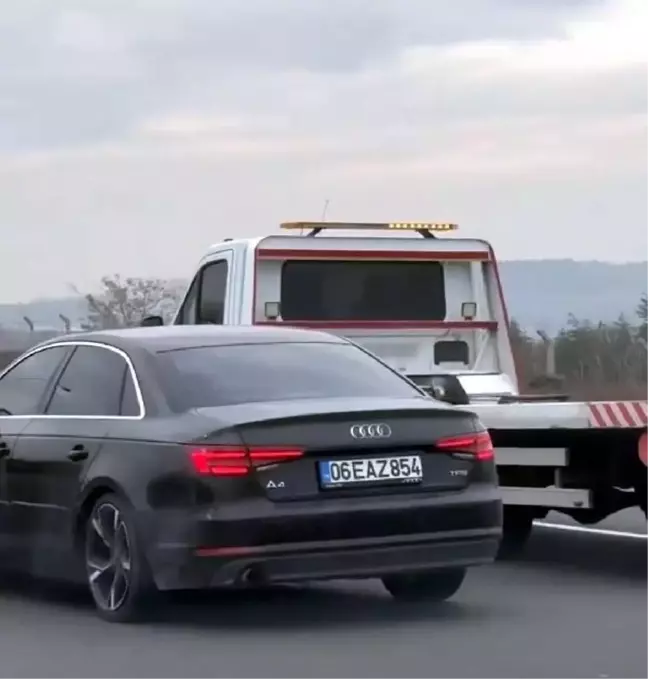 Ankara'da Tehlikeli Trafik İnatlaşması