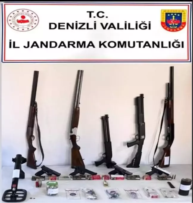 Denizli'de Uyuşturucu ve Silah Operasyonu: 14 Şüpheli Gözaltında