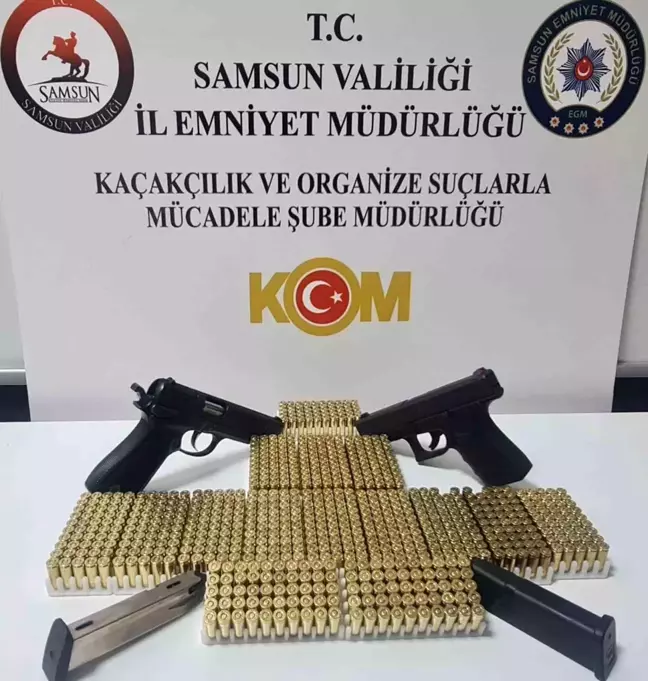 Samsun'da Silah ve Mühimmat Operasyonu: 1 Gözaltı