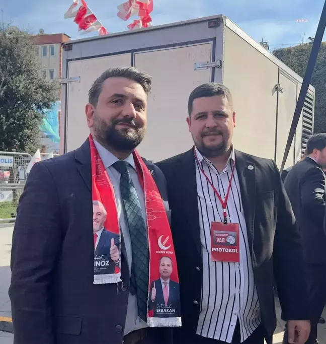 YMP İstanbul İl Başkanı Hasan Vatansever, YRP İstanbul mitingine katıldı