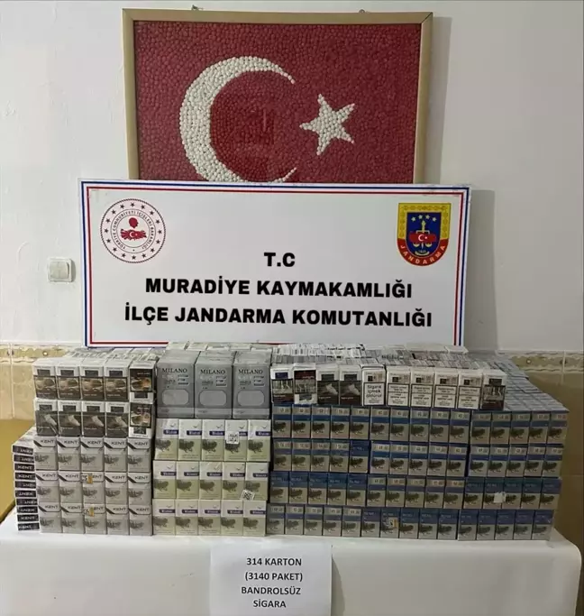 Van'da Gümrük Kaçağı 3 Bin 140 Paket Sigara Ele Geçirildi