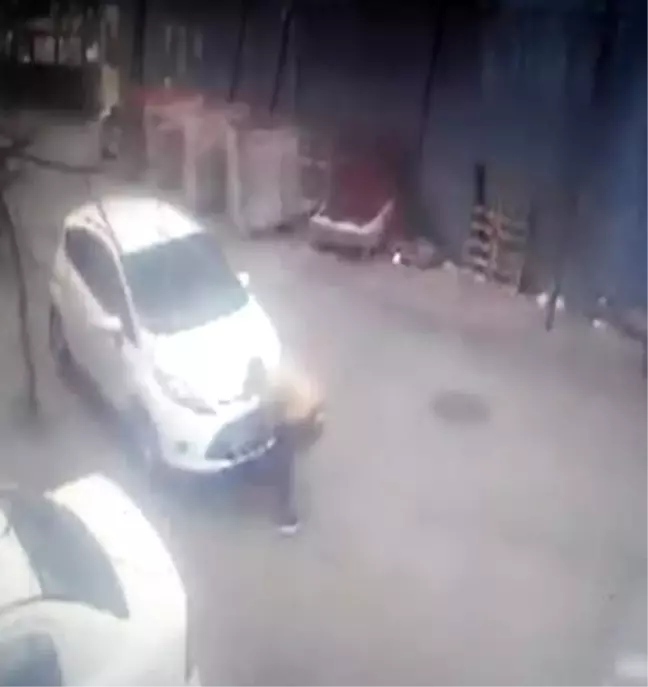 Kartal'da Plaka Hırsızlığı Kamerada