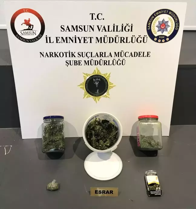 Samsun'da Uyuşturucu Operasyonu: 175 Gram Esrar Ele Geçirildi