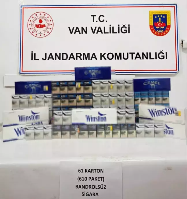 Muradiye'de 610 Paket Kaçak Sigara Ele Geçirildi