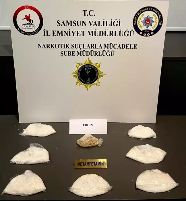 Samsun'da Narkotik Operasyonu: Uyuşturucu ve Gözaltılar