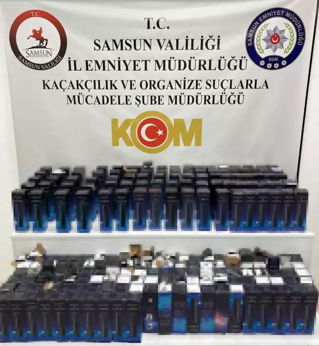 Samsun'da 210 Adet Gümrük Kaçağı Elektronik Termos Ele Geçirildi