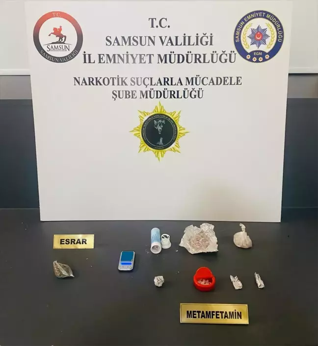 Samsun'da Uyuşturucu Operasyonu: 3 Gözaltı