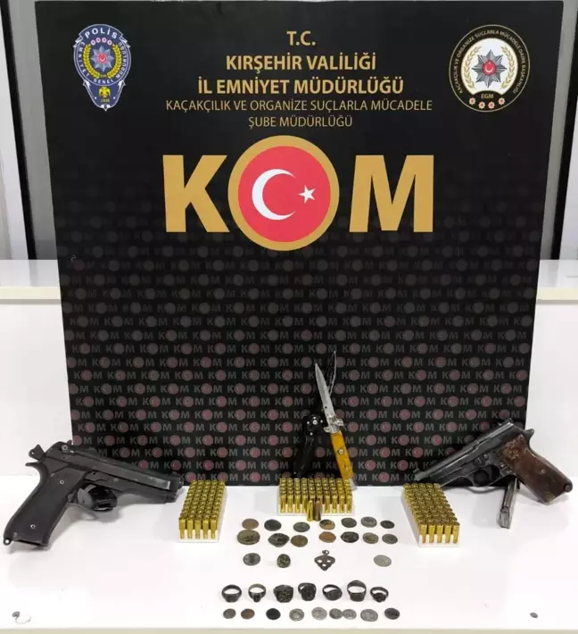 Kırşehir'de Tarihi Eser Kaçakçılığına Operasyon