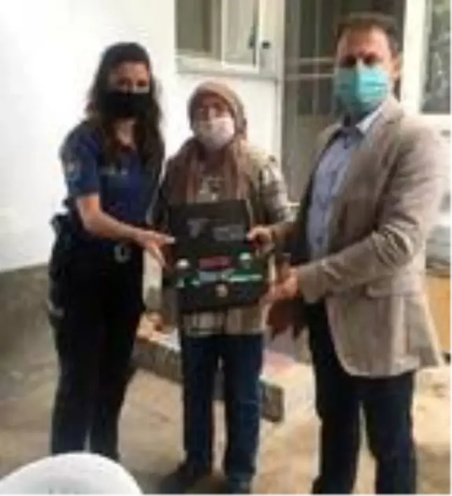 Biga'da şehit polis ailelerine ziyaret