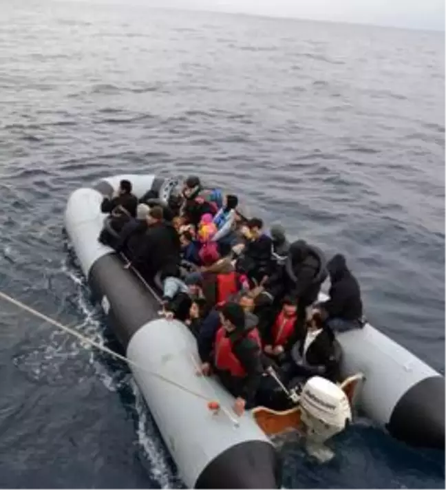 Çanakkale'de 37 düzensiz göçmen yakalandı