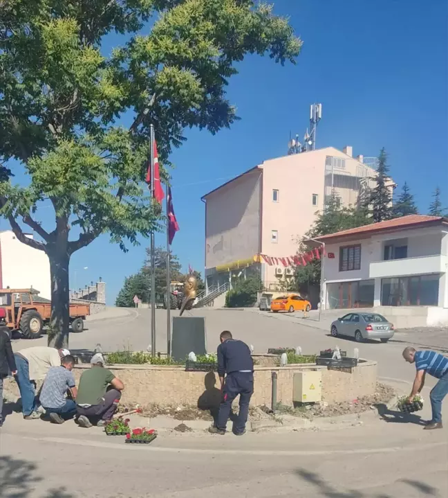 Ankara'nın Güdül ilçesinde çevre düzenleme çalışmaları devam ediyor