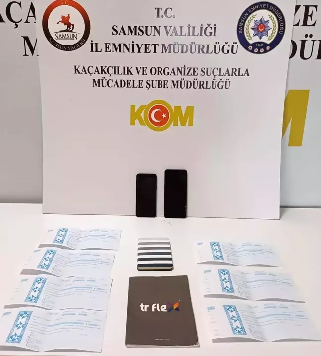 Samsun'da tefeci operasyonunda 2 kişi gözaltına alındı