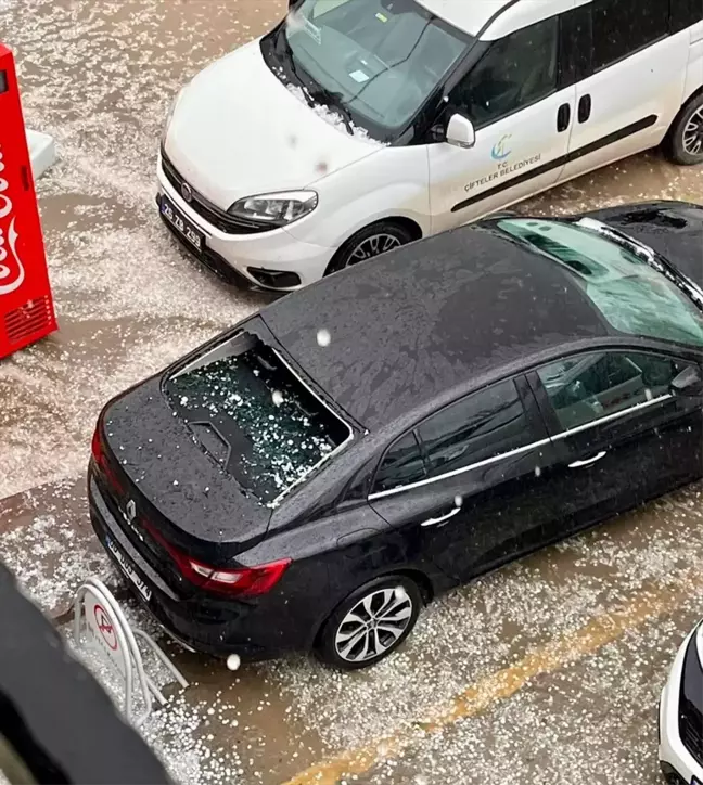 Eskişehir'de Şiddetli Yağmur ve Dolu