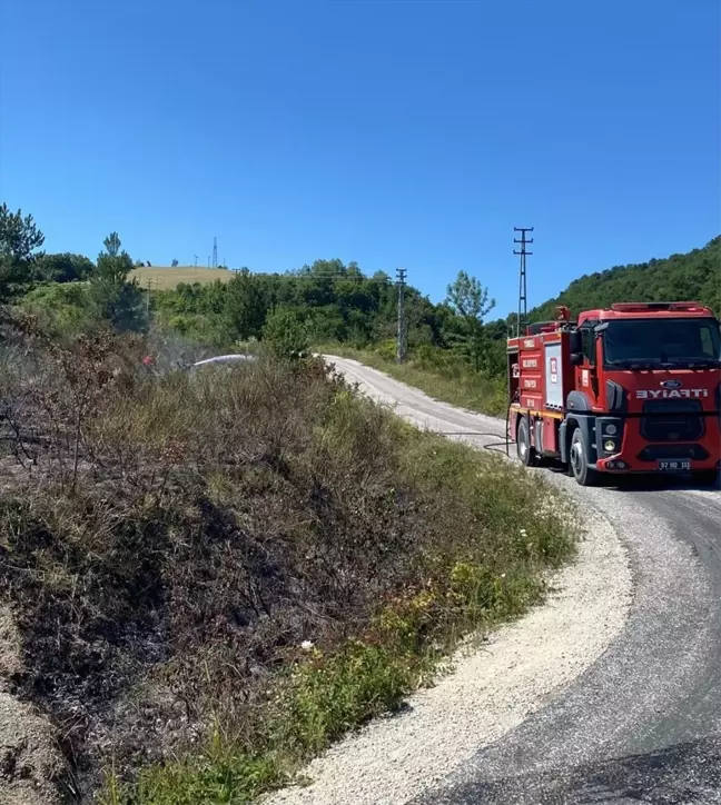 Sinop'un Türkeli ilçesinde çıkan orman yangını söndürüldü