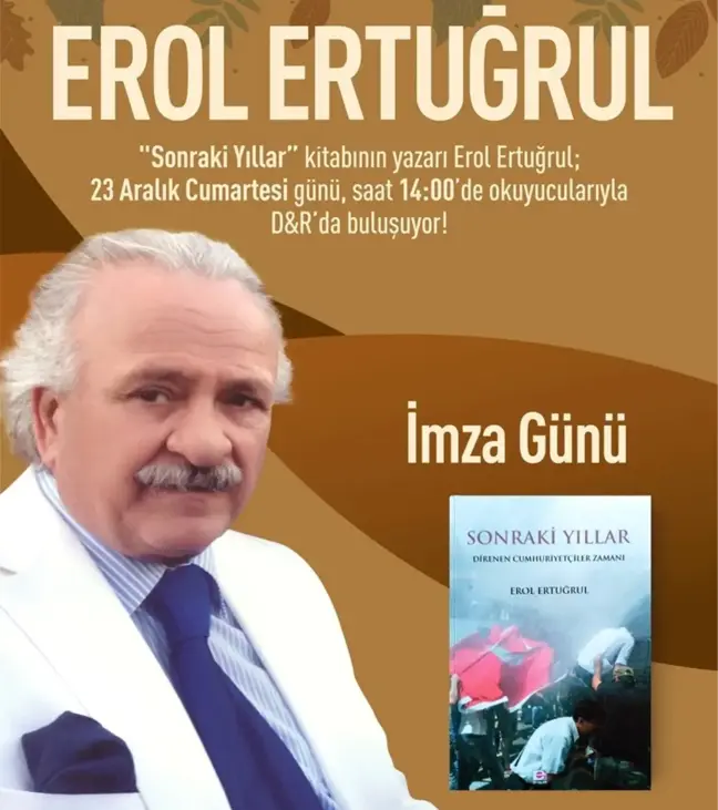 Forum Aydın Bu Hafta Sonu Erol Ertuğrul'u Ağırlayacak