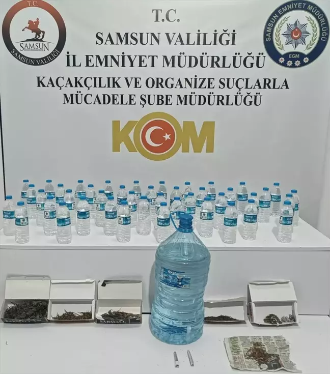 Samsun'da Sahte İçki Operasyonu: 40,5 Litre Ele Geçirildi