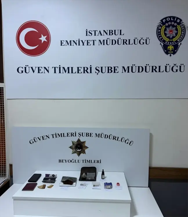 Beyoğlu'nda Uyuşturucu İle Mücadelede Bir Gözaltı