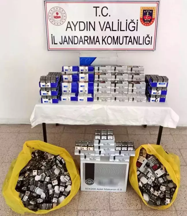 Aydın'da Kaçak Sigara İmalatı