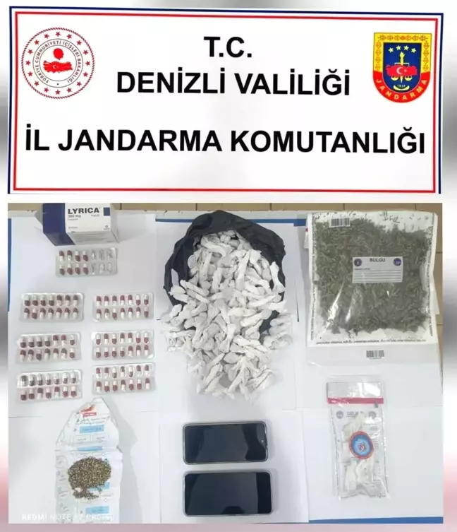 Denizli'de Uyuşturucu Operasyonu: İki Şüpheli Tutuklandı