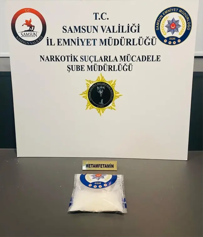 Samsun'da Uyuşturucu Operasyonu: 146 Gram Metamfetamin Ele Geçirildi