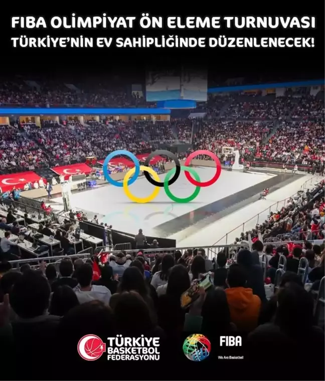 FIBA Olimpiyat Ön Eleme Turnuvası Türkiye'de düzenlenecek