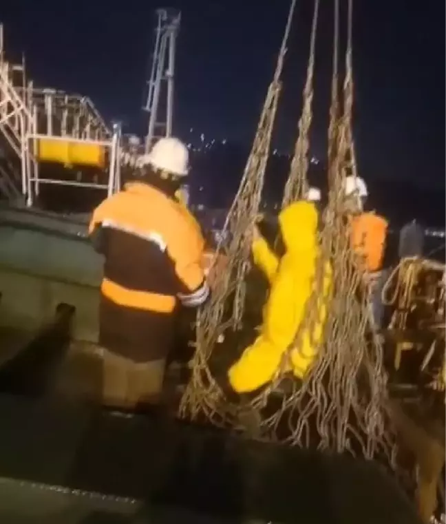 Sarıyer Açıklarında Yaralı Personel Kurtarıldı