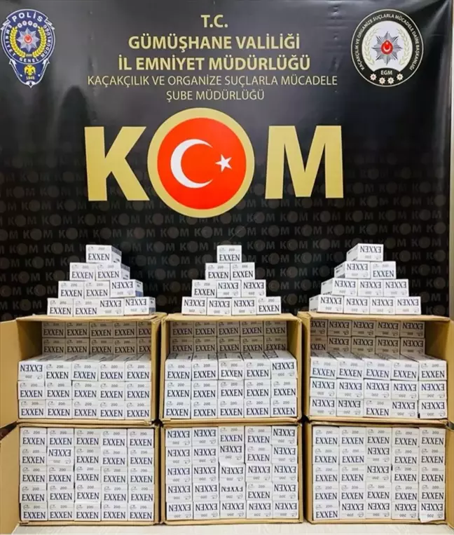 Gümüşhane'de Kaçakçılık Operasyonu: 1 Gözaltı