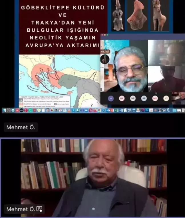 Trakya Üniversitesinde Göbeklitepe kültürü ve Trakya üzerinden Avrupa'ya aktarımı çevrim içi konferansta konuşuldu
