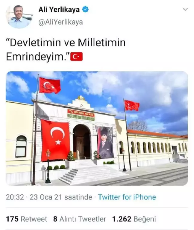 İstanbul Valisi Yerlikaya'dan