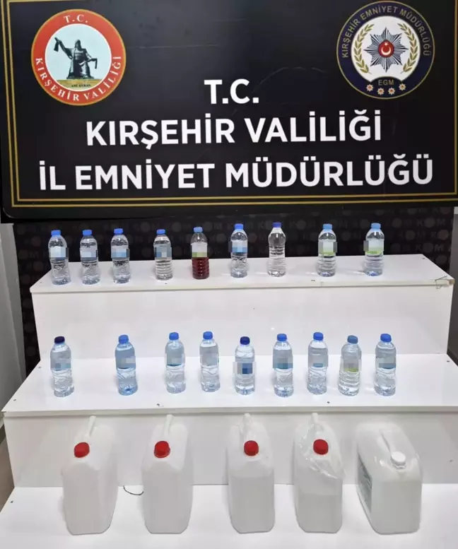 Kırşehir'de Kaçak Alkol Operasyonu: 34 Litre Ele Geçirildi