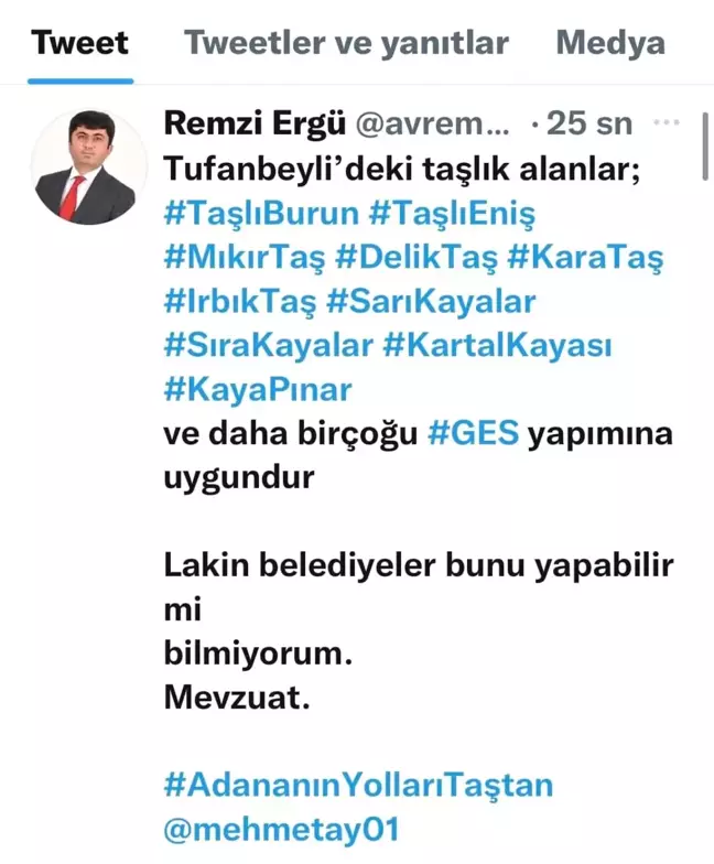 Başkan Ergü, Kılıçdaroğlu'na taşlık alan gösterdi