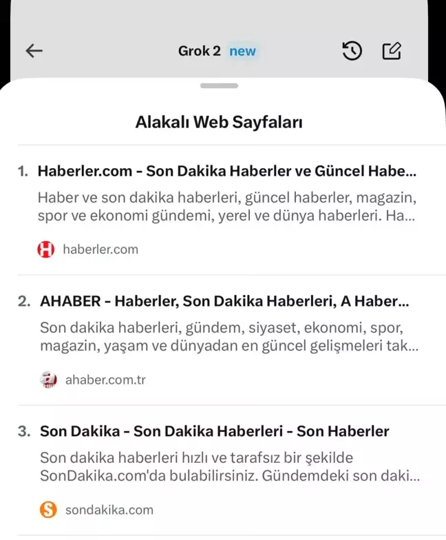 Haberler.com ve Sondakika.com, Grok 2'nin Haber Sıralamasında Zirvede