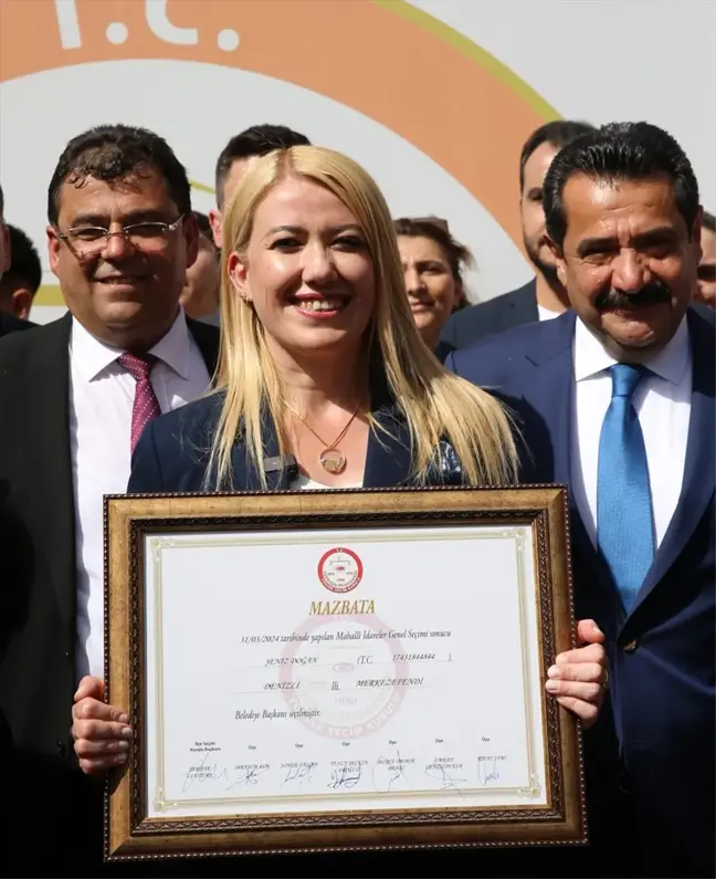 Denizli'de CHP'li Belediye Başkanları Mazbatalarını Aldı