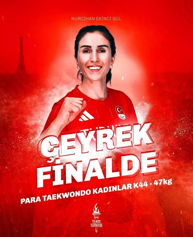 Nurcihan Ekinci Gül, Paralimpik Oyunları'nda çeyrek finale yükseldi