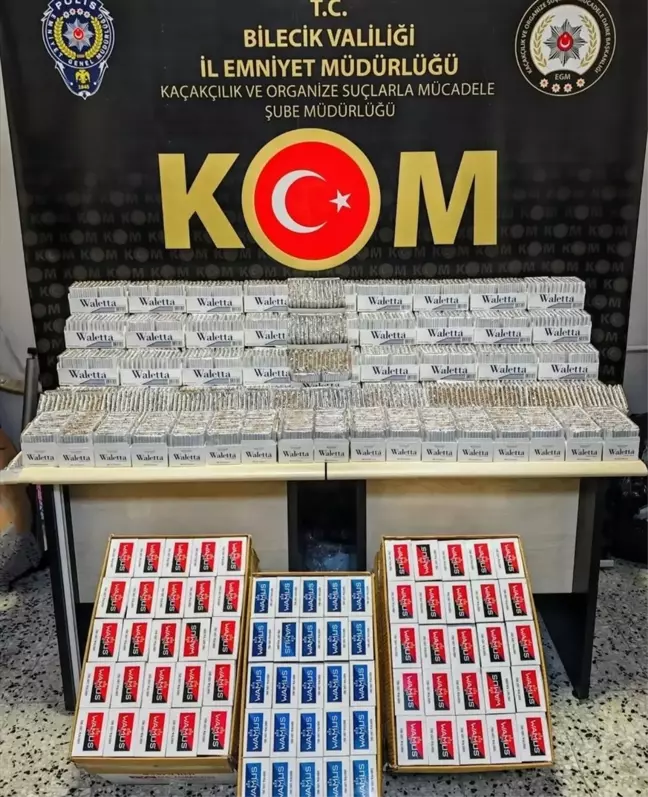 Bozüyük'te Gümrük Kaçağı 66 Bin 800 Makarona El Konuldu