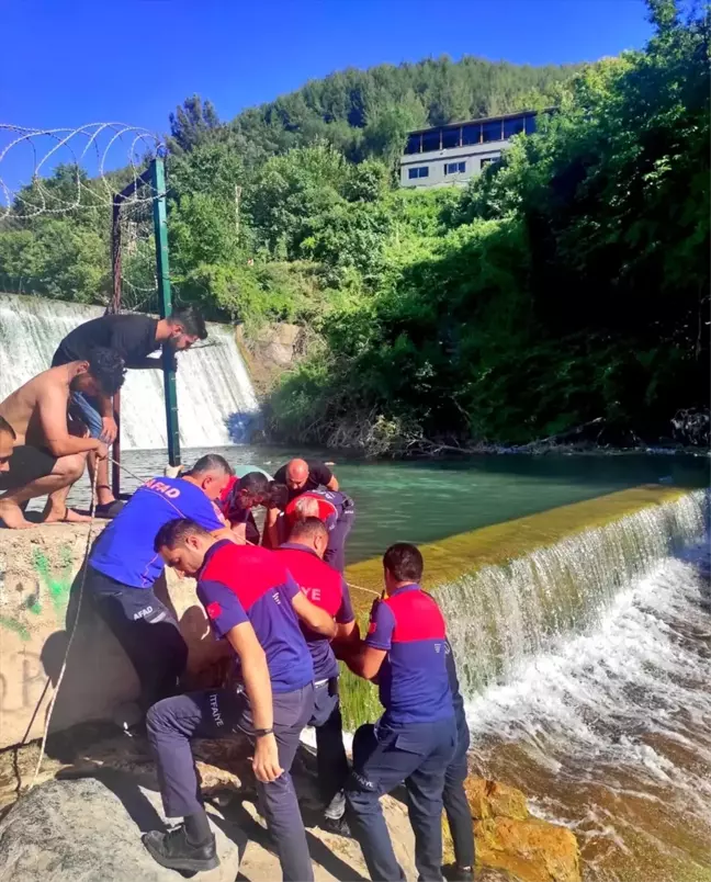 Osmaniye'de dereye giren kişi boğuldu