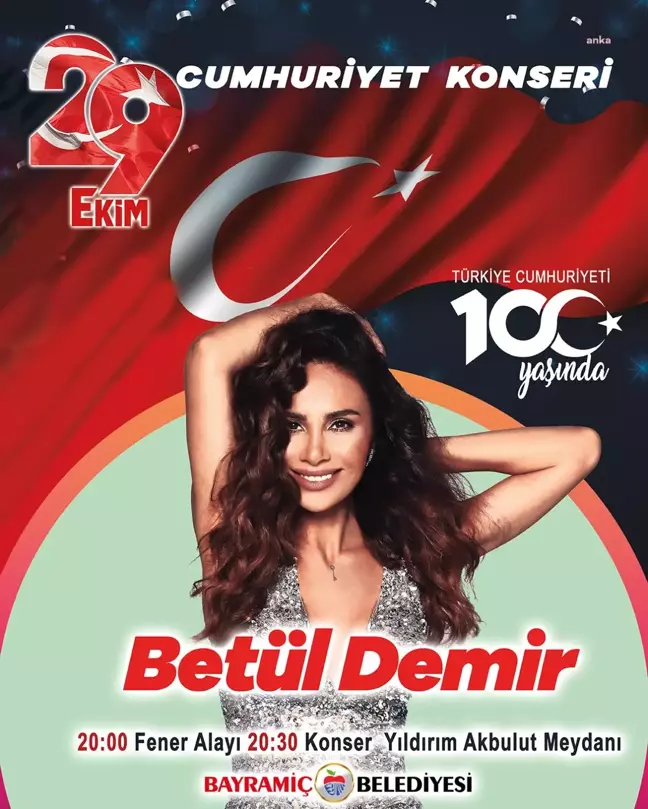 Bayramiç Belediyesi Cumhuriyet Bayramı'nı coşkuyla kutluyor