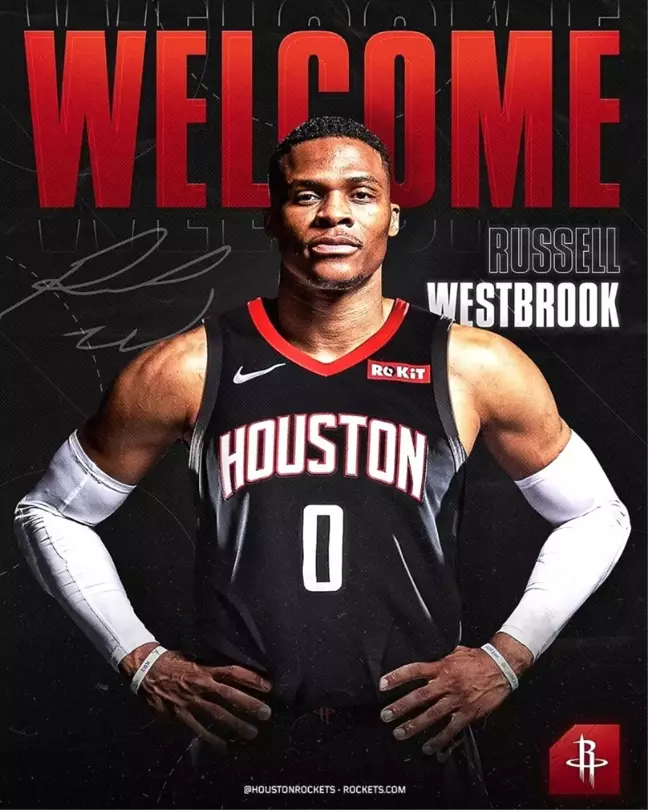 Russell Westbrook resmen Houston Rockets'ta