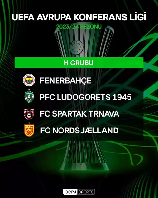 Fenerbahçe ve Beşiktaş'ın UEFA Avrupa Konferans Ligi'ndeki rakipleri belli oldu