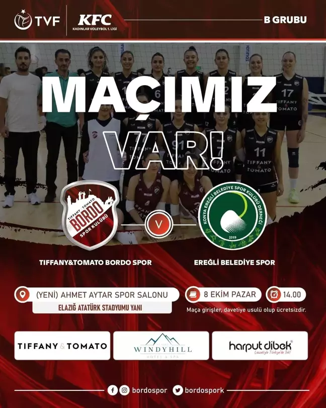 KFC Kadınlar Voleybol 1. Lig B Grubu İlk Hafta Maçı