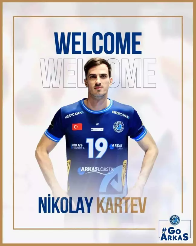 Arkas Spor, Bulgaristan ekibi Hebar Pazardzhik'ten Nikolay Kartev'i transfer etti
